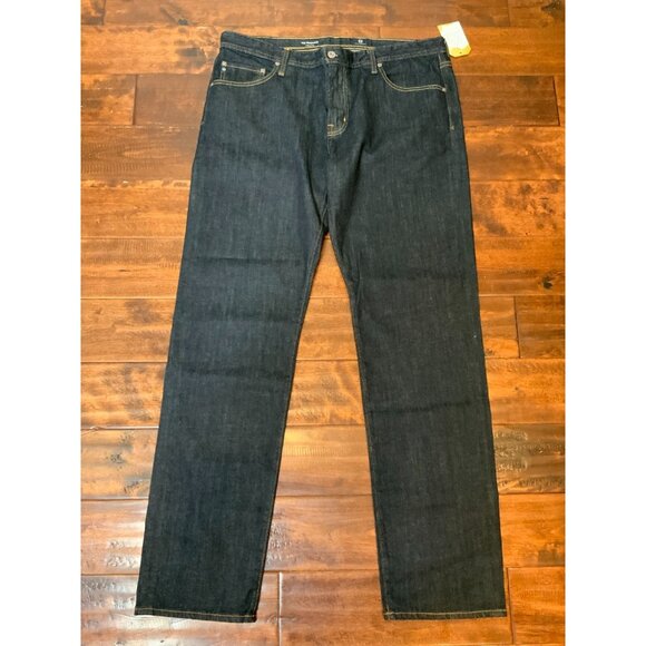 AG Adriano Goldschmied Graduate Blue Dark Wash Denim Tailored Jeans NWT, Size 38 - Picture 1 of 6